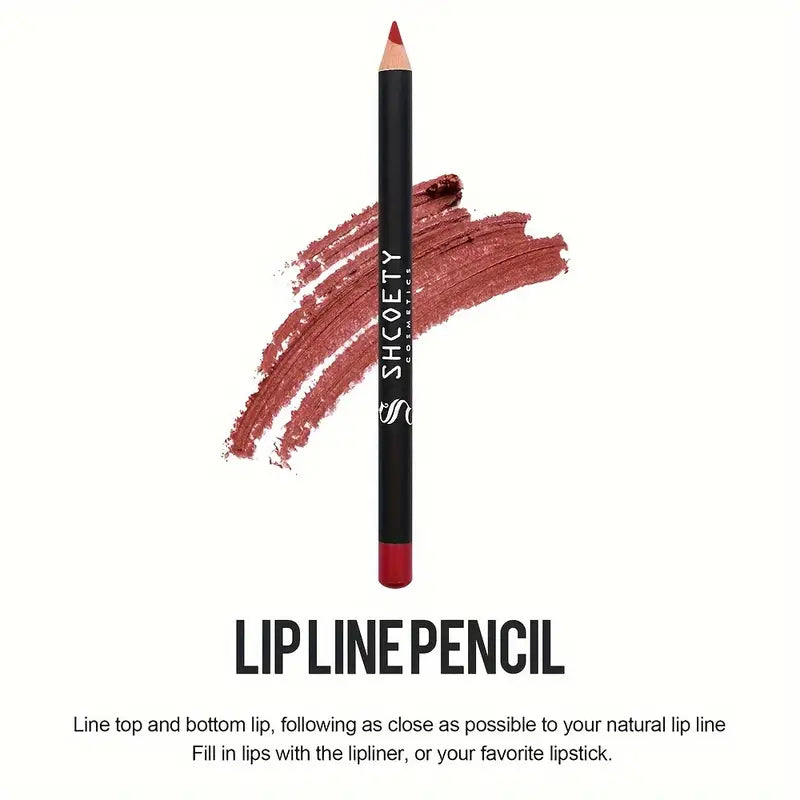 Set van 12 matte lippenstiften en lip liners - Mijn winkel