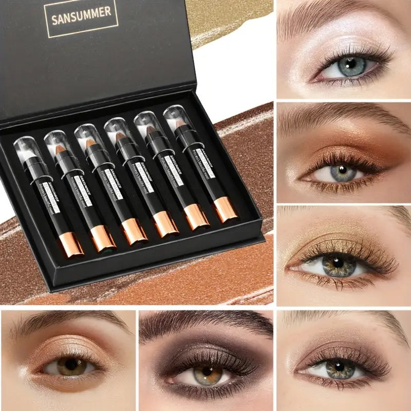 kleurige waterdichte oogschaduwstick cadeauverpakking - Mijn winkel