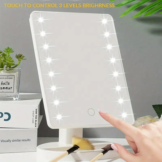 Verlichte Make-up Spiegel met Touch Dimmer - Mijn winkel