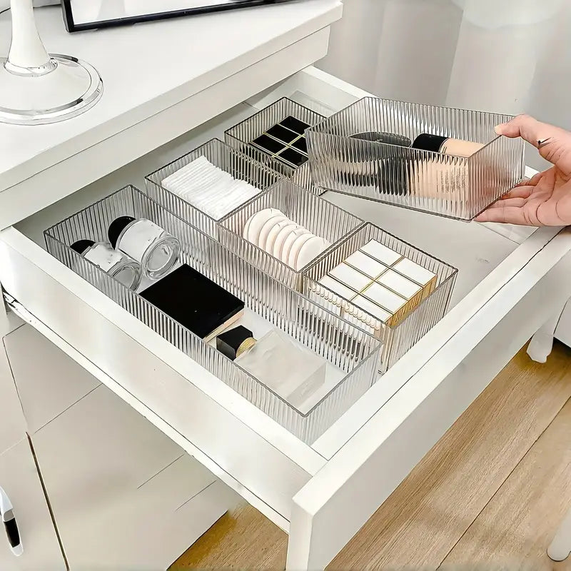 delige set doorzichtige acryl cosmetica-organizers - Mijn winkel
