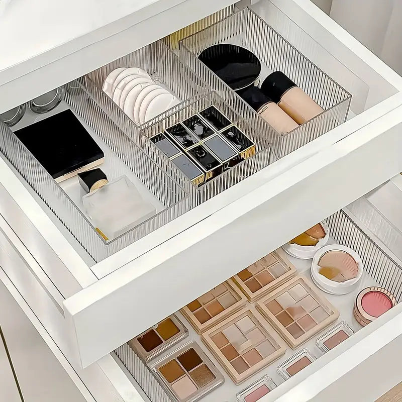 delige set doorzichtige acryl cosmetica-organizers - Mijn winkel