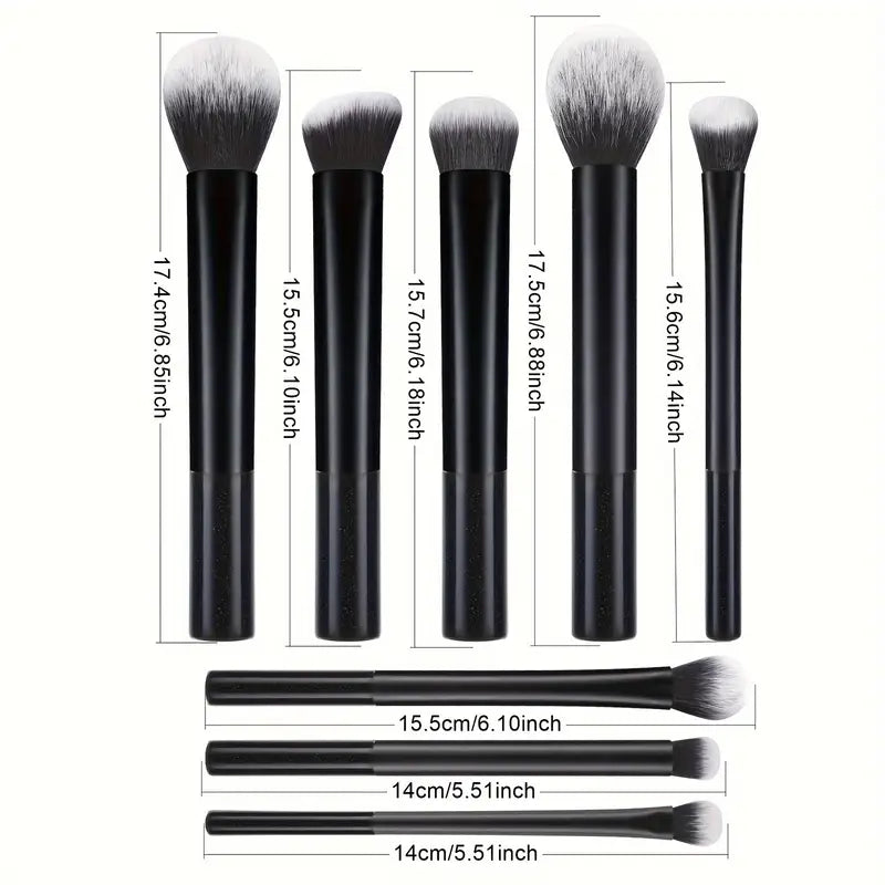 Make-up Kwastensets, 8 Stuks Grappige Draagbare - Mijn winkel