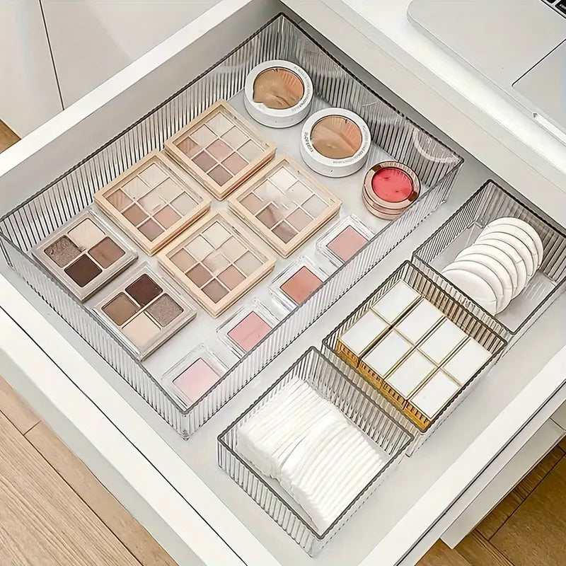 delige set doorzichtige acryl cosmetica-organizers - Mijn winkel