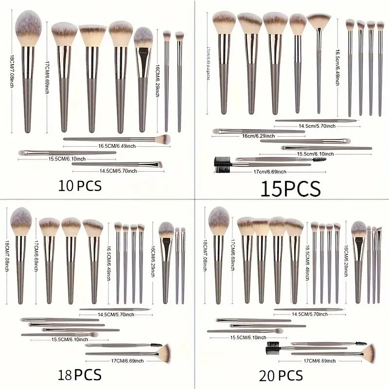 Professionele Make-up Kwasten Set Tas Foundation - Mijn winkel