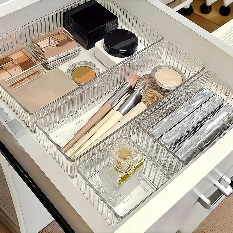 delige set doorzichtige acryl cosmetica-organizers - Mijn winkel